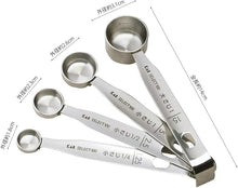Load image into Gallery viewer, KAI Measuring Spoons SELECT100 DH3006 | Precision Measuring × Functional Design | 18-8 Stainless Steel | 5-Piece Set | Made in Japan