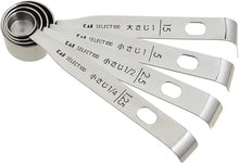 Load image into Gallery viewer, KAI Measuring Spoons SELECT100 DH3006 | Precision Measuring × Functional Design | 18-8 Stainless Steel | 5-Piece Set | Made in Japan