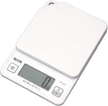 Load image into Gallery viewer, Tanita Cooking Scale KD-187 WH | 1 g Precision | Max 1 kg | Wall-Mountable | Slim &amp; Compact | White
