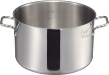 Load image into Gallery viewer, MTI IH F-PRO Stainless &amp; Titanium Stock Pot with Scale (45 cm) – Heavy-Duty Professional Half-Stock Pot
